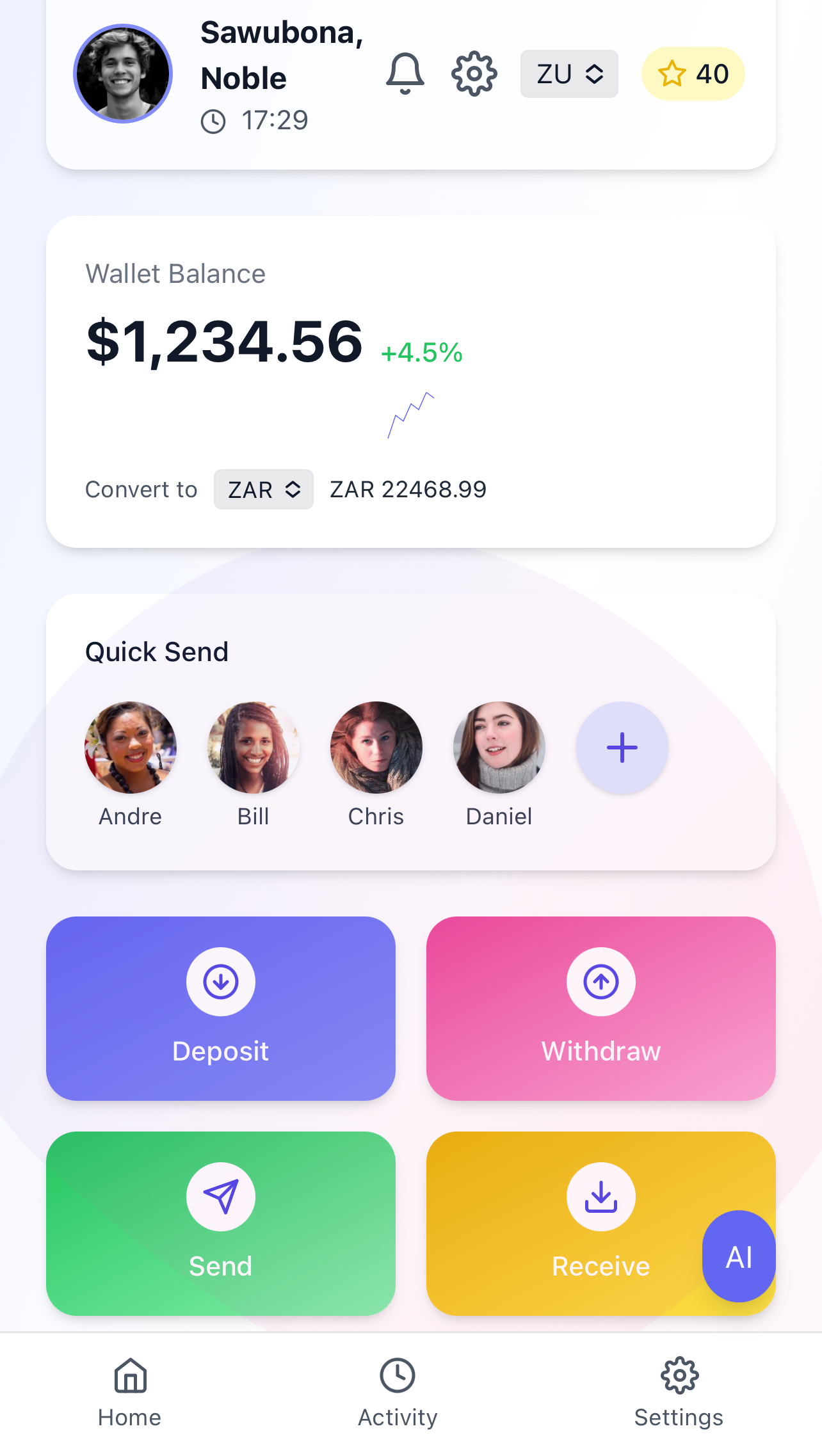 RemittEase Mobile App